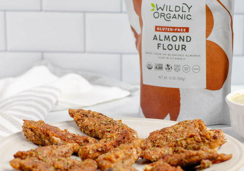 Chicken fingers and almond flour