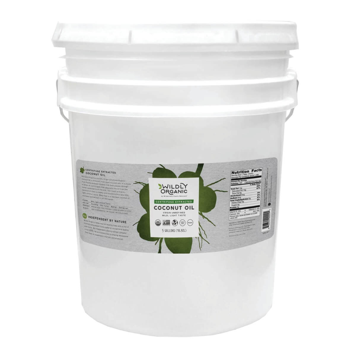 Centrifuge Extracted Coconut Oil | Virgin Unrefined 5 Gallons