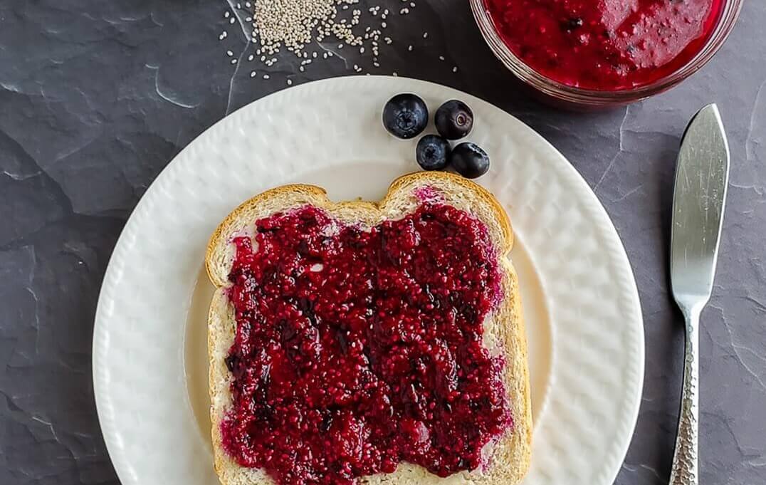 Raw Blueberry Chia Jam by Wildly Organic