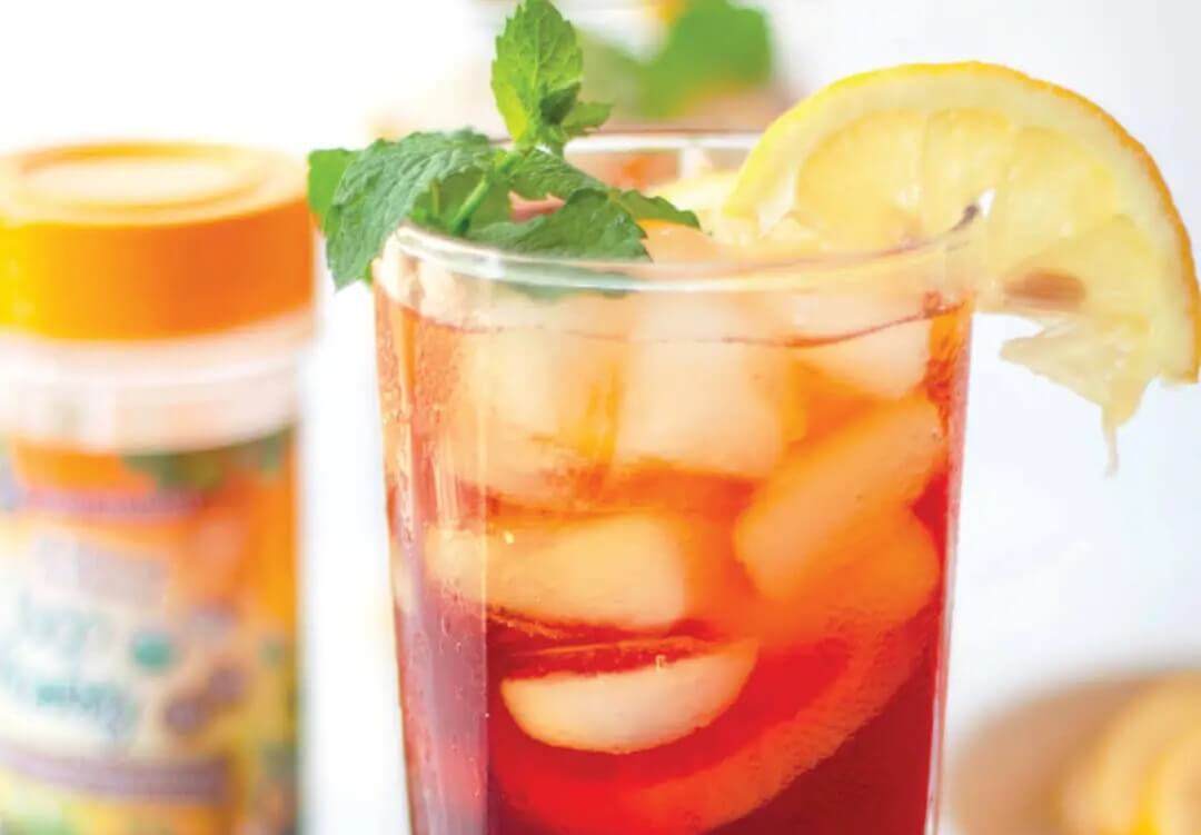 Low-Calorie Sweet Tea by Wildly Organic