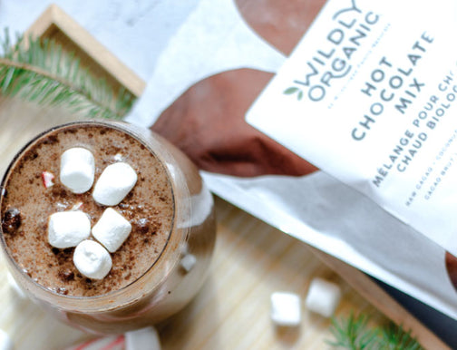 Organic hot chocolate beverages
