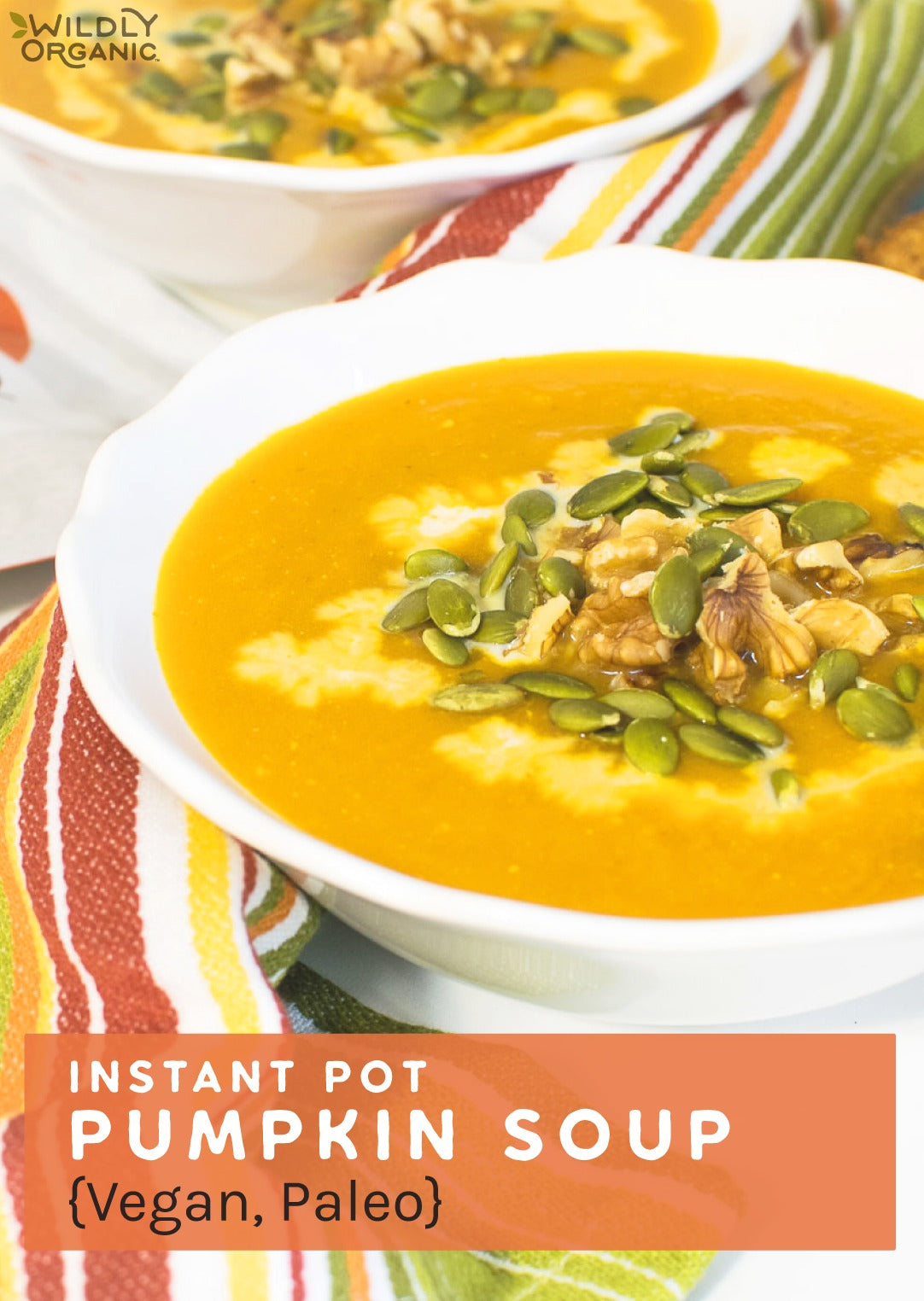 Instant Pot Pumpkin Soup {Vegan, Paleo}