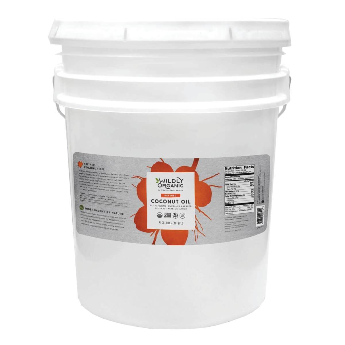 Refined Coconut Oil | Expeller Pressed 5 Gallons