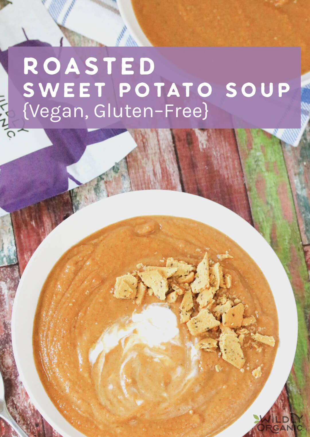Roasted sweet potato soup: creamy, vegan, and gluten-free a comforting bowl of goodness