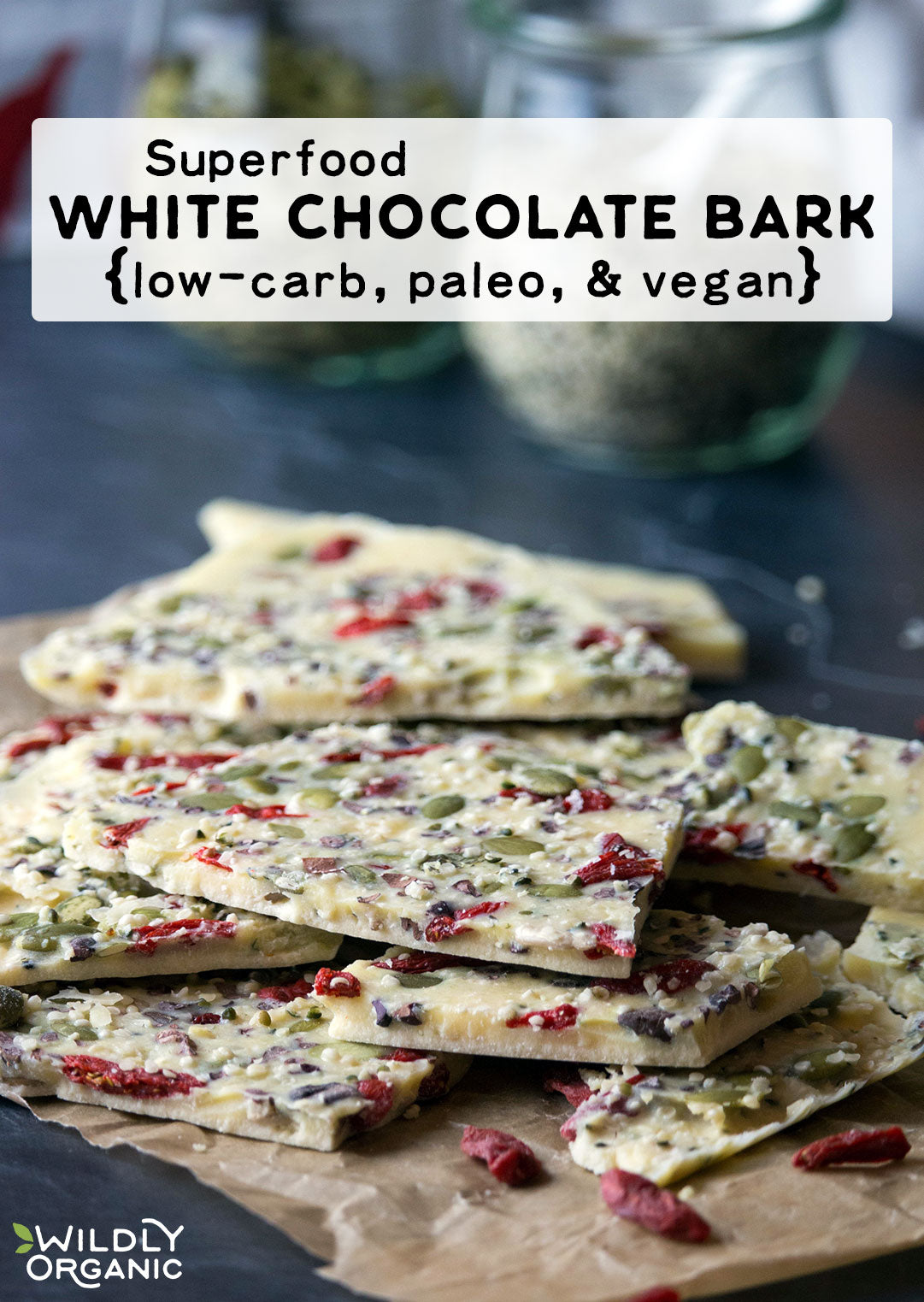 Superfood White Chocolate Bark