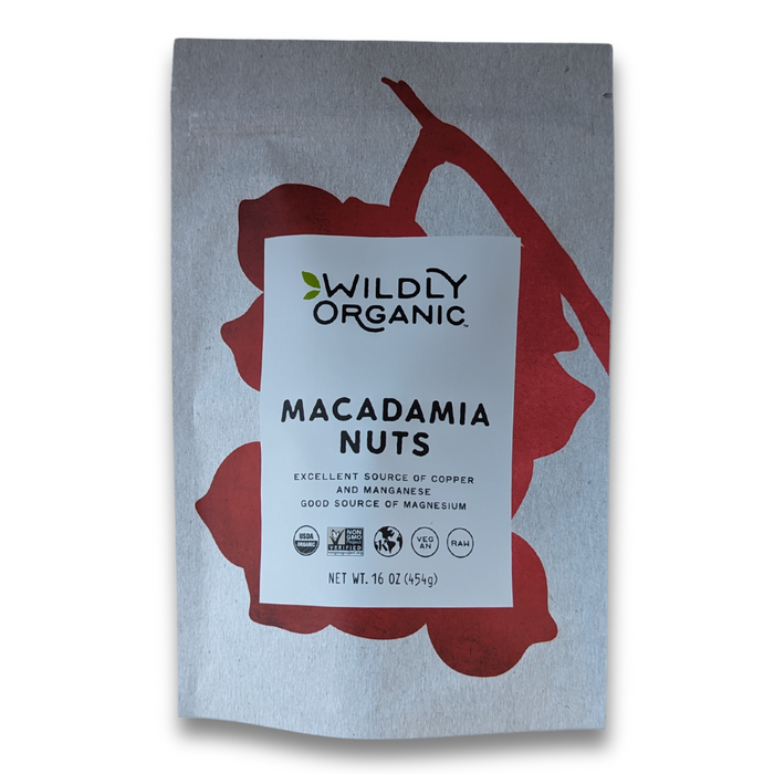 Nuts, Soaked & Dried, Certified Organic, Macadamia